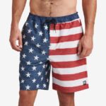 shorts de baño hancock 18" insignia azul 0RZL2680 hombres Reef