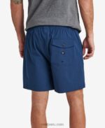 shorts de paseo con cintura elástica de 17" insignias azules 0RZL2669 hombres Reef - Image 2