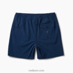 shorts de paseo con cintura elástica de 17" insignias azules 0RZL2669 hombres Reef - Image 4