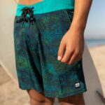 shorts de playa worley 17" azulejo azul 0RZL2690 hombres Reef - Image 2