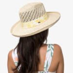 sombrero de paja de hiedra paja 0RZL2299 mujer Reef - Image 3