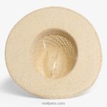 sombrero de paja de hiedra paja 0RZL2299 mujer Reef - Image 5