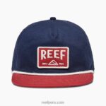 sombrero de visera plana morter bufón rojo 0RZL2801 hombres Reef