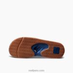 tobogán de abanico azul marino/goma 0RZL2469 hombres Reef - Image 2
