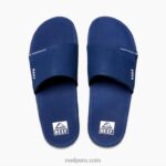 tobogán de abanico azul marino/goma 0RZL2469 hombres Reef - Image 3