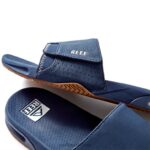 tobogán de abanico azul marino/goma 0RZL2469 hombres Reef - Image 5