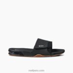 tobogán de abanico negro/plata 0RZL2332 hombres Reef - Image 4