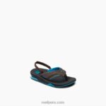 un poco de abanico negro/marrón/azul 0RZL2832 niños Reef - Image 2