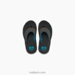 un poco de abanico negro/marrón/azul 0RZL2832 niños Reef